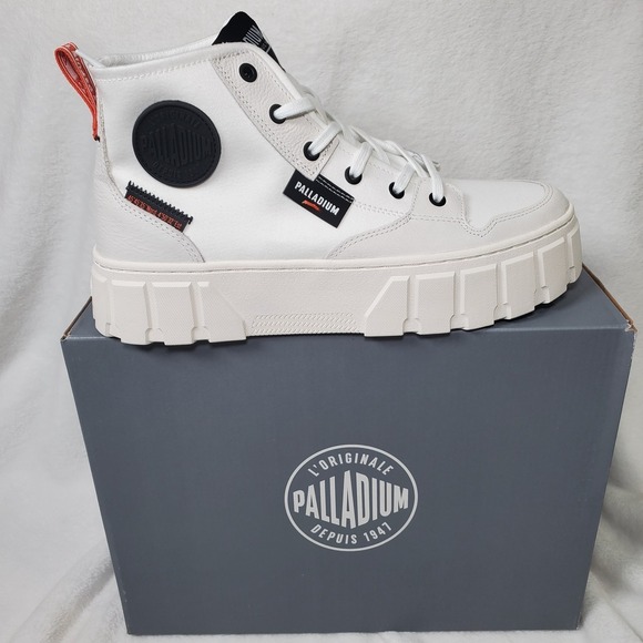 Palladium Shoes - Palladium Pallatower Hi Top Sneakers Y2K Streetwear Platform Womens 10 Men 8.5